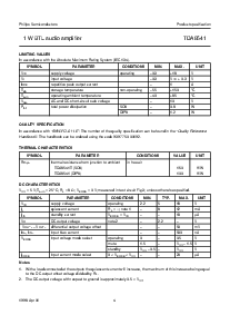 浏览型号TDA8541的Datasheet PDF文件第4页