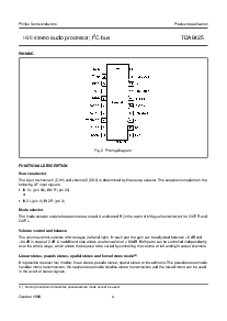 浏览型号TDA8425的Datasheet PDF文件第4页