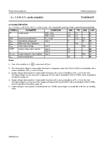 浏览型号TDA8542AT的Datasheet PDF文件第7页