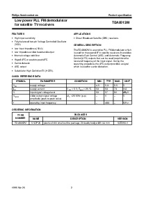 浏览型号TDA8012M的Datasheet PDF文件第2页