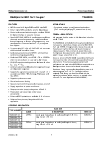 浏览型号TDA8006的Datasheet PDF文件第2页