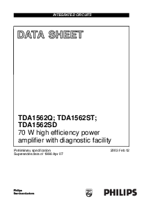 浏览型号TDA1562ST的Datasheet PDF文件第1页