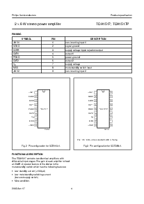 浏览型号TDA1517; TDA1517P的Datasheet PDF文件第4页