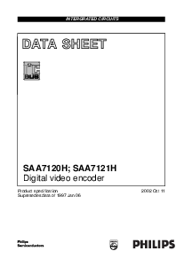 浏览型号SAA7120H的Datasheet PDF文件第1页