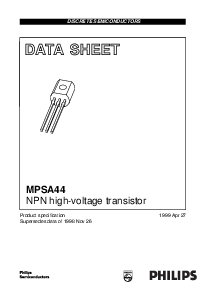 浏览型号MPSA44的Datasheet PDF文件第1页
