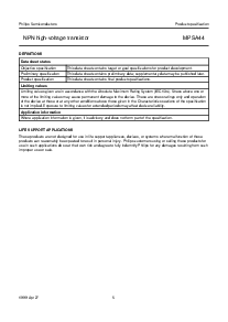 浏览型号MPSA44的Datasheet PDF文件第5页