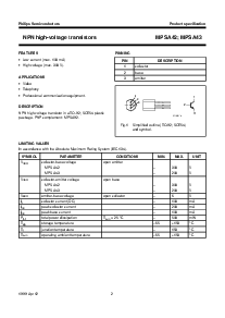 浏览型号MPSA43的Datasheet PDF文件第2页