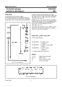 浏览型号HEF4067B的Datasheet PDF文件第2页