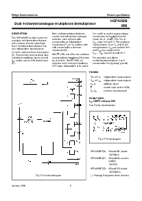 浏览型号HEF4052B的Datasheet PDF文件第2页