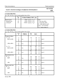 浏览型号HEF4052B的Datasheet PDF文件第7页