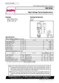 浏览型号2SC4002的Datasheet PDF文件第1页