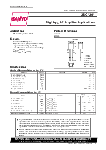 浏览型号2SC4204的Datasheet PDF文件第1页