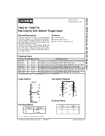 浏览型号74ACT14的Datasheet PDF文件第1页