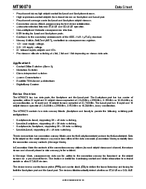 浏览型号MT90870的Datasheet PDF文件第2页