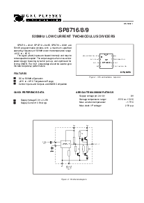 浏览型号SP8716的Datasheet PDF文件第2页