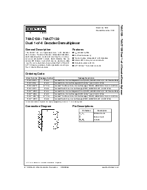 浏览型号74AC139的Datasheet PDF文件第1页