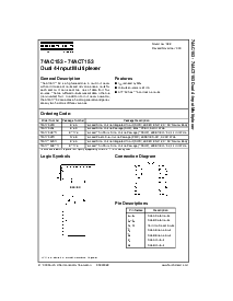 浏览型号74AC153的Datasheet PDF文件第1页