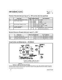 浏览型号HFA45HC120C的Datasheet PDF文件第2页