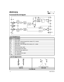 浏览型号IR2112(S)的Datasheet PDF文件第4页