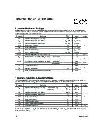 浏览型号IR21271(S)的Datasheet PDF文件第2页