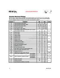 浏览型号IR2167(S)的Datasheet PDF文件第2页