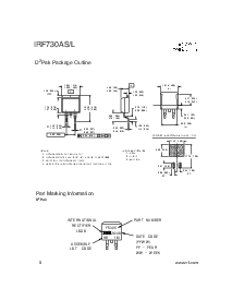 浏览型号IRF730AS的Datasheet PDF文件第8页