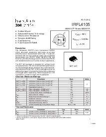 浏览型号IRFL4105的Datasheet PDF文件第1页