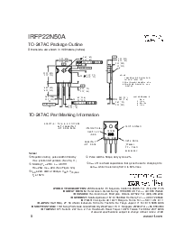 浏览型号IRFP22N50A的Datasheet PDF文件第8页