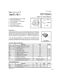 浏览型号IRFP264N的Datasheet PDF文件第1页