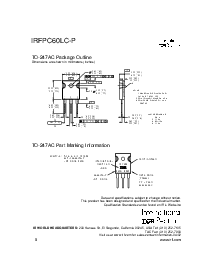 浏览型号IRFPC60LC-P的Datasheet PDF文件第8页