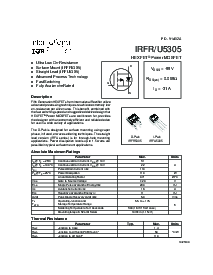 浏览型号IRFR5305的Datasheet PDF文件第1页