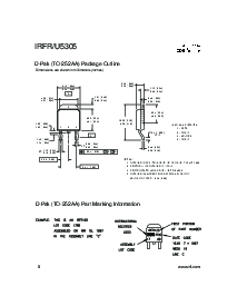 浏览型号IRFR5305的Datasheet PDF文件第8页