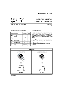 浏览型号MBR745的Datasheet PDF文件第1页