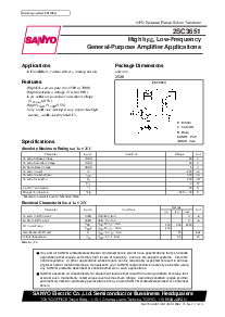 浏览型号2SC3651的Datasheet PDF文件第1页