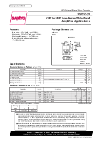 浏览型号2SC5501的Datasheet PDF文件第1页