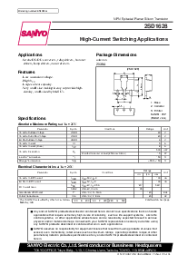 浏览型号2SD1628的Datasheet PDF文件第1页