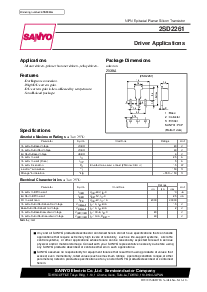 浏览型号2SD2261的Datasheet PDF文件第1页