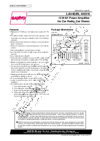 浏览型号LA4461N的Datasheet PDF文件第1页