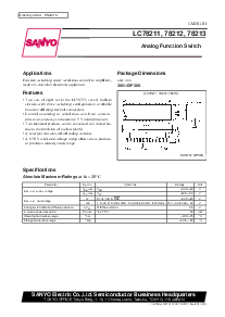 浏览型号LC78212的Datasheet PDF文件第1页