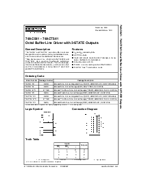 浏览型号74AC541的Datasheet PDF文件第1页