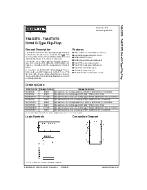 浏览型号74ACT273的Datasheet PDF文件第1页