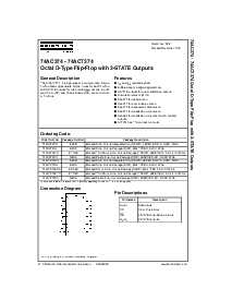浏览型号74ACT374的Datasheet PDF文件第1页