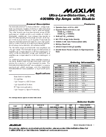 浏览型号MAX4267的Datasheet PDF文件第1页