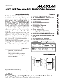 浏览型号MAX5439的Datasheet PDF文件第1页