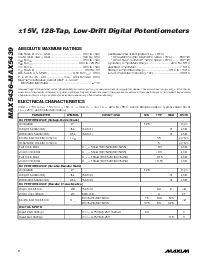 浏览型号MAX5439的Datasheet PDF文件第2页