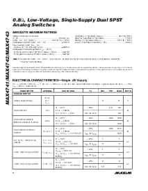 浏览型号MAX4742的Datasheet PDF文件第2页