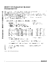 浏览型号MAX1110EVSYS的Datasheet PDF文件第4页