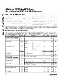 浏览型号MAX9176的Datasheet PDF文件第2页