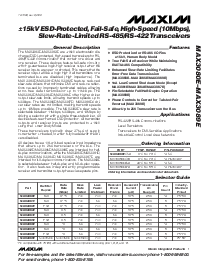 浏览型号MAX3083E的Datasheet PDF文件第1页