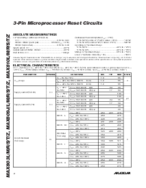 浏览型号MAX809Z的Datasheet PDF文件第2页